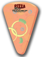 Sticky Notes: 4 inch x 6 inch Pizza Shaped Sticky Notes